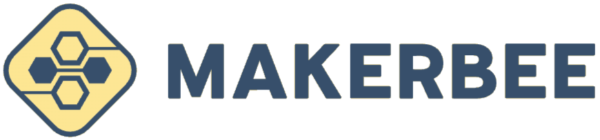 Makerbee Logo The Makerbee Text Logo